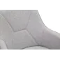 KRZESŁO VICENZA SZARE ZESTAW 2 SZT 58X63X85,5 cm